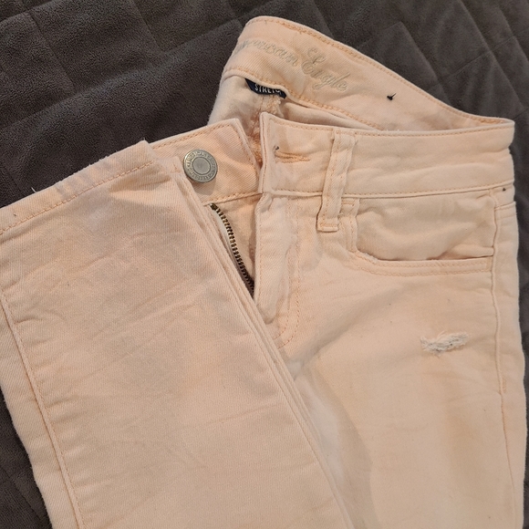 american eagle pale pink jeans only in $15 bundle y2k 2000s - Picture 2 of 5